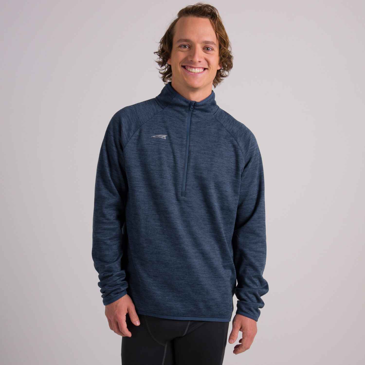 Pullover Altra Core 1/2 Zip Hombre Azules | Argentina-80631749