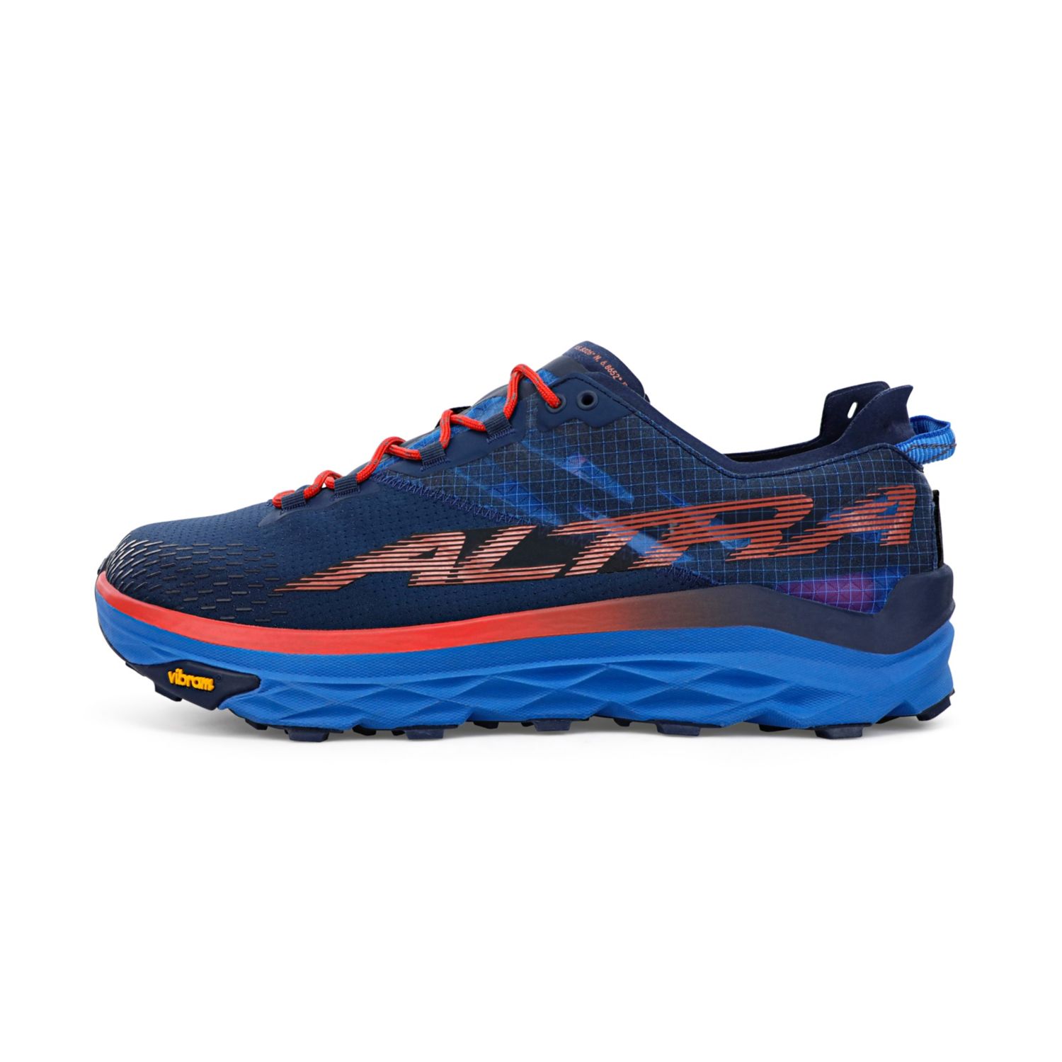 Zapatillas De Trail Running Altra Mont Blanc Hombre Azules Rojas | Argentina-10596239