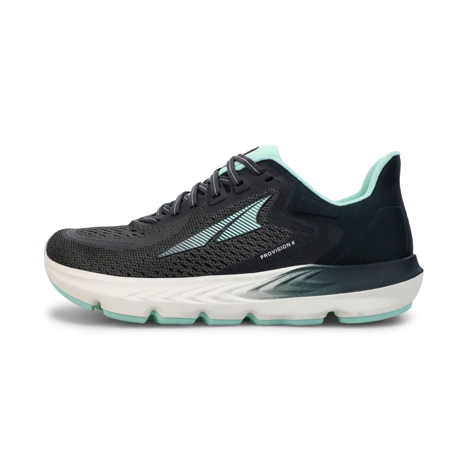 Zapatillas Running Carretera Altra Provision 6 Mujer Negras Turquesa | Argentina-13879249