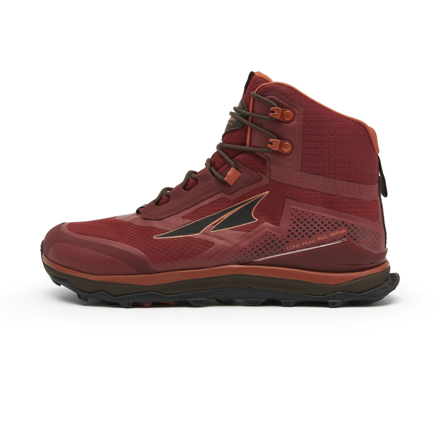 Botas Montaña Altra Lone Peak All-wthr Mid Hombre Burdeos | Argentina-61073929