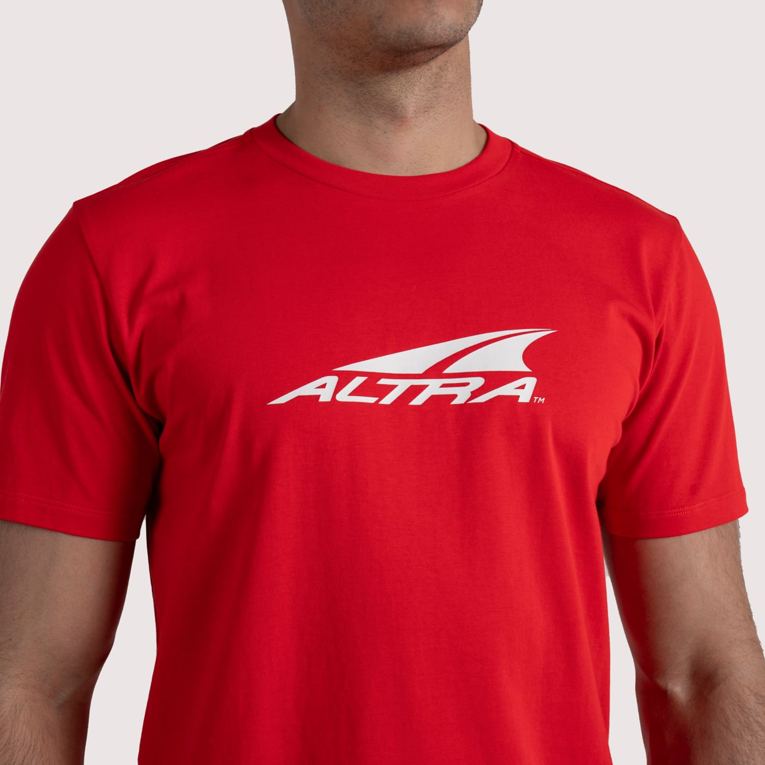 Camiseta Altra Everyday Recycled Hombre Rojas | Argentina-76509139