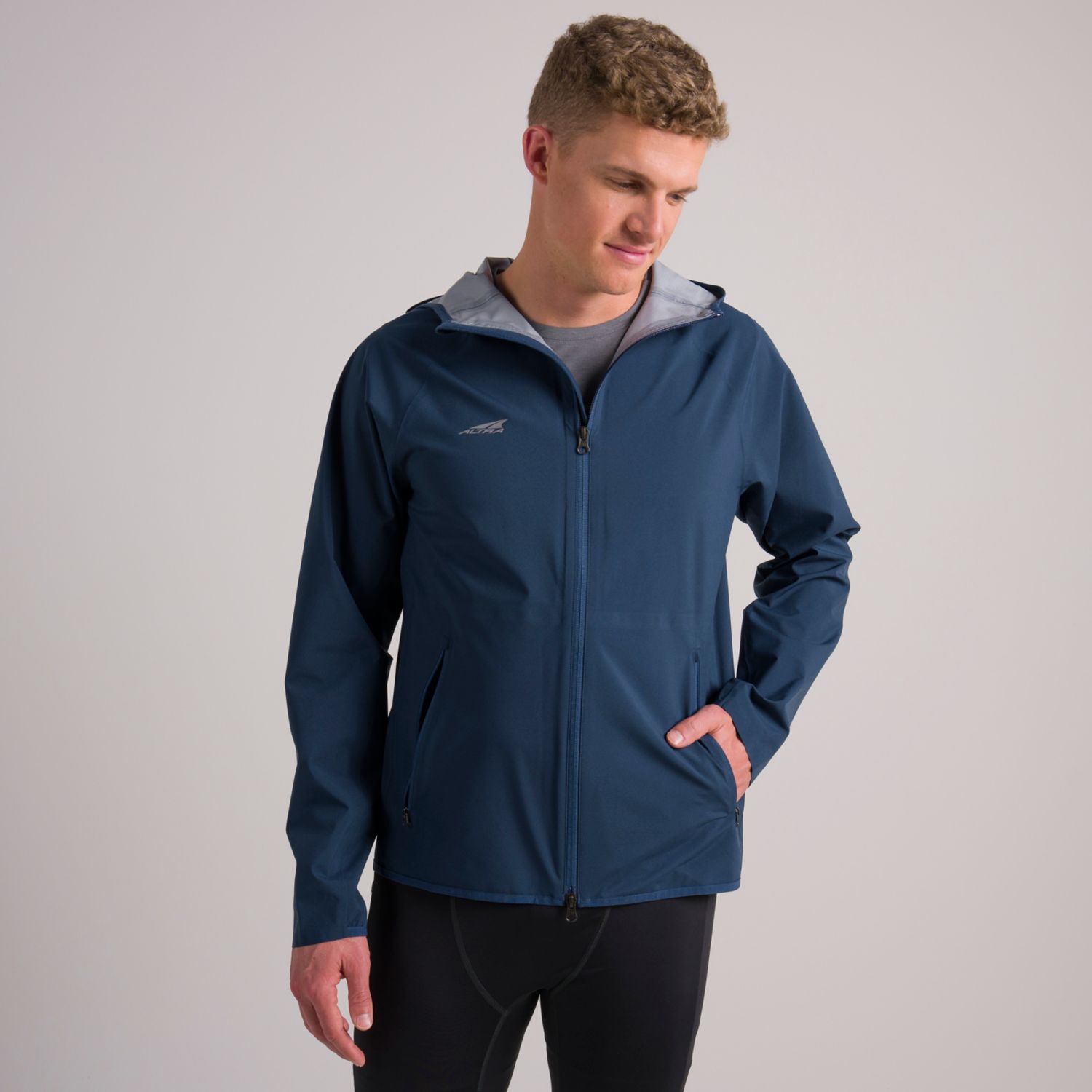 Chaqueta Para Correr Altra Impermeables Hombre Azules | Argentina-23704659