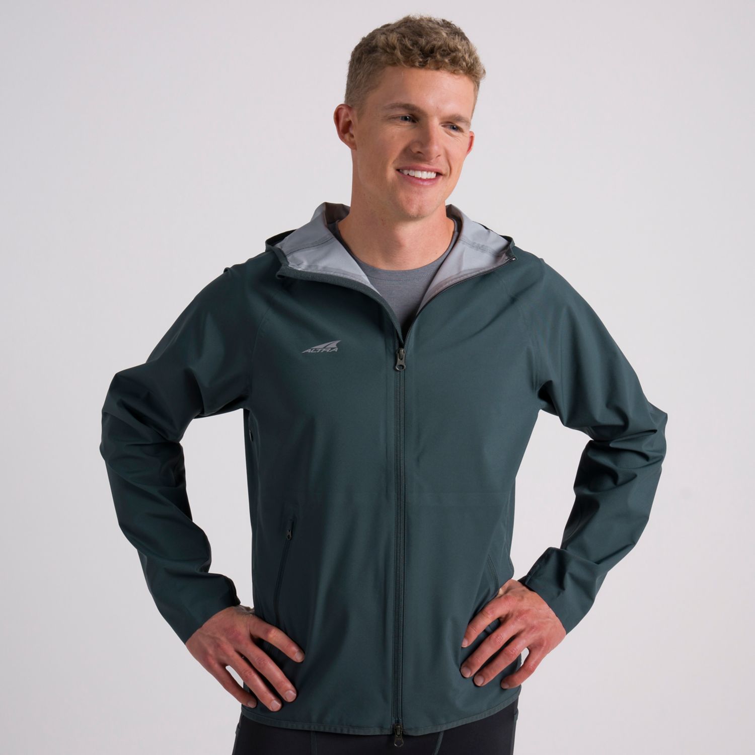 Chaqueta Para Correr Altra Impermeables Hombre Verde Oscuro | Argentina-61534909