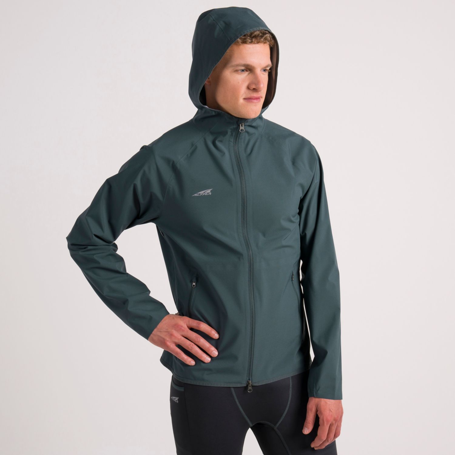 Chaqueta Para Correr Altra Impermeables Hombre Verde Oscuro | Argentina-61534909