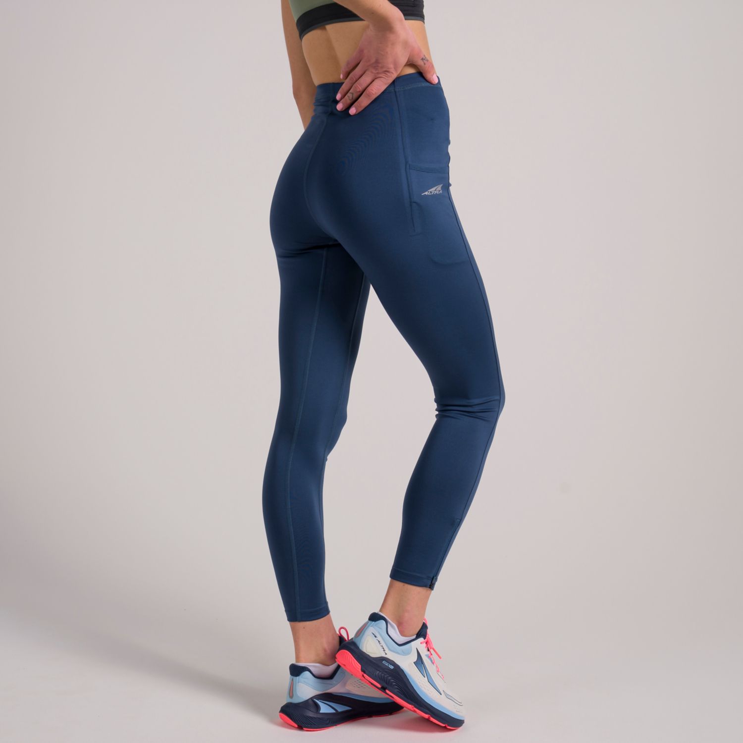 Mallas Para Correr Altra Core Crop Mujer Azules | Argentina-94152379