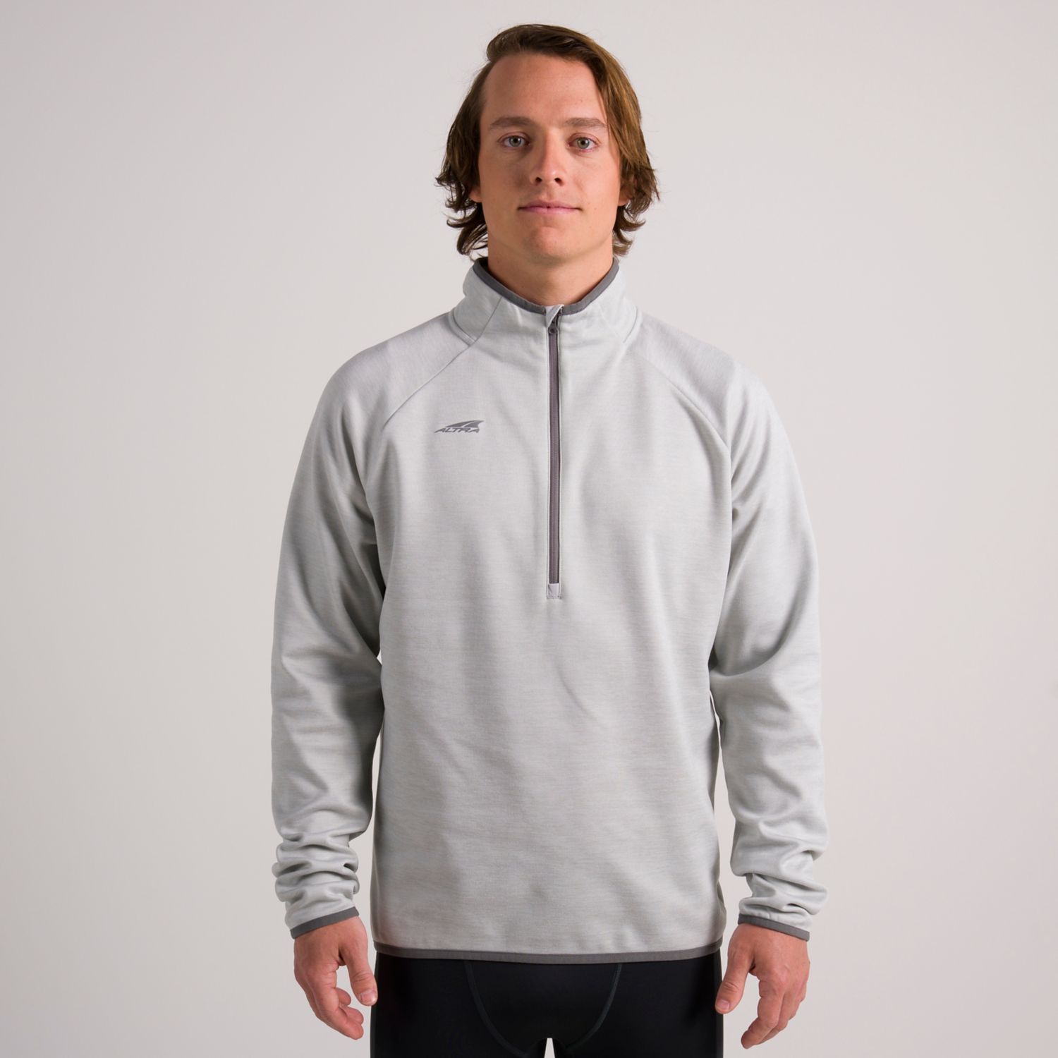 Pullover Altra Core 1/2 Zip Hombre Gris | Argentina-04825619