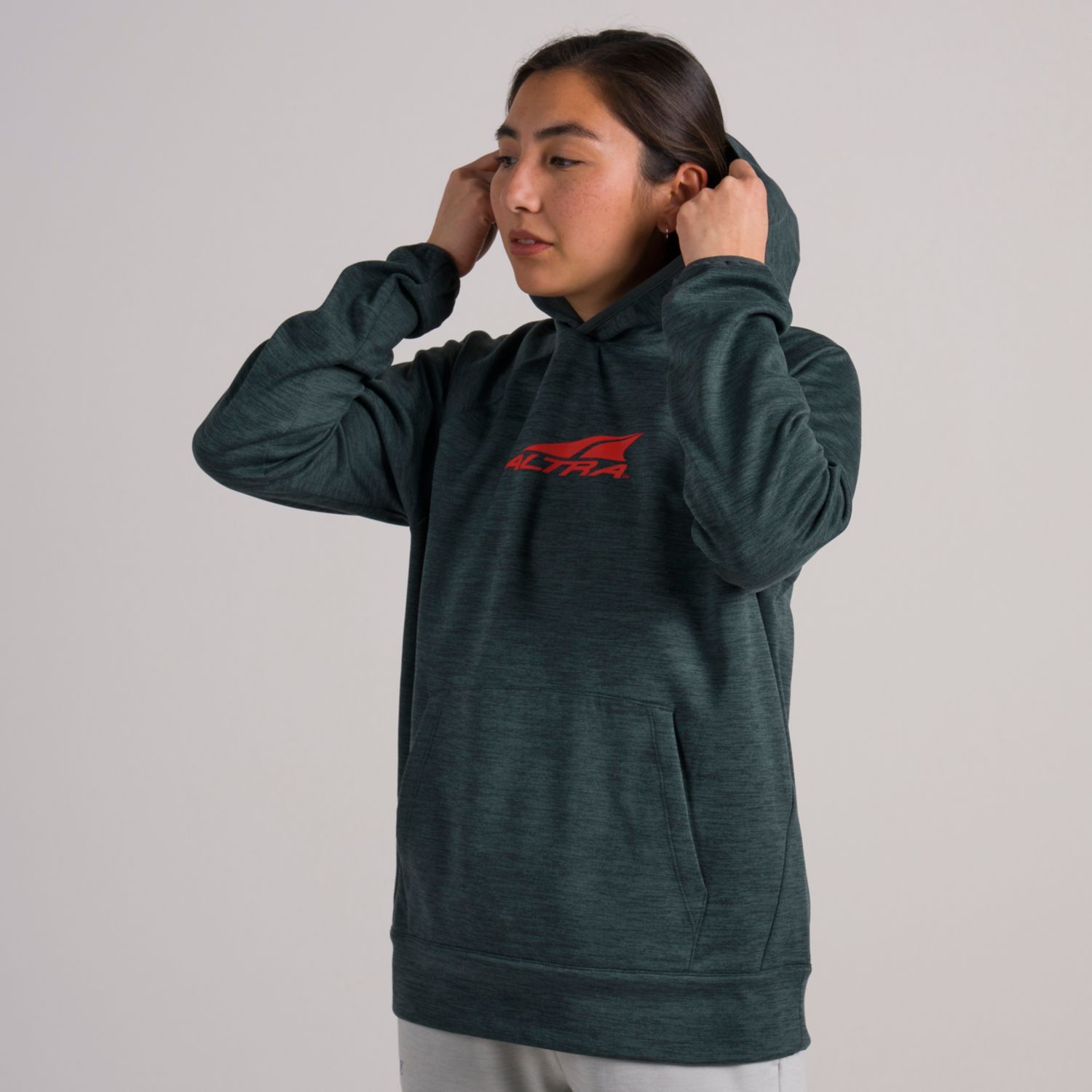 Sudadera Con Capucha Altra Everyday Mujer Verde Oscuro | Argentina-57893149