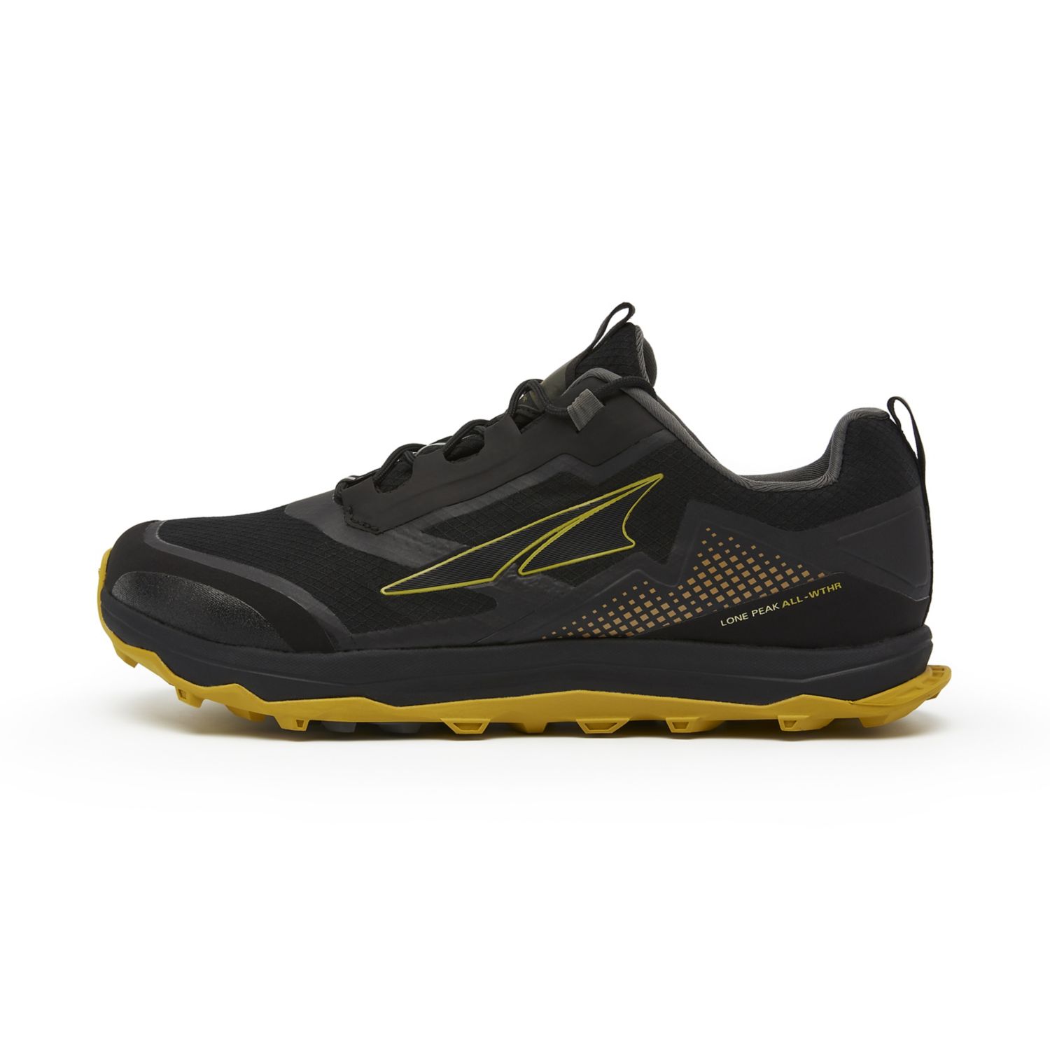 Zapatillas De Trail Running Altra Lone Peak All-wthr Low Hombre Negras Amarillo | Argentina-36147589