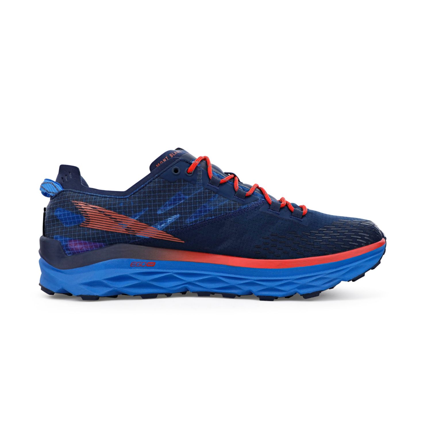 Zapatillas De Trail Running Altra Mont Blanc Hombre Azules Rojas | Argentina-10596239