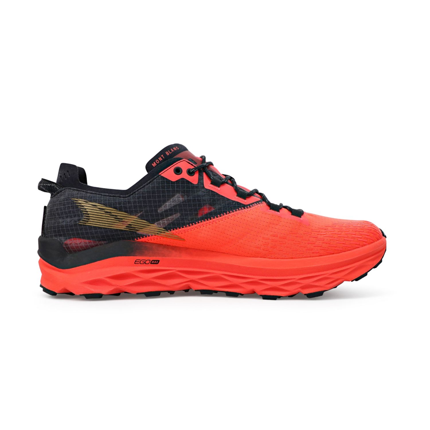 Zapatillas De Trail Running Altra Mont Blanc Hombre Coral Negras | Argentina-36195849