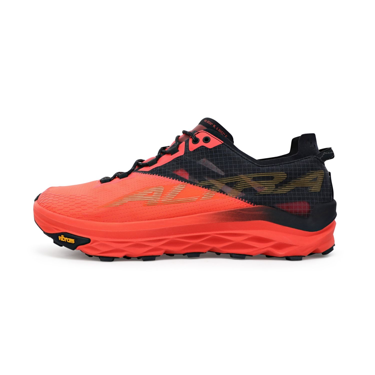 Zapatillas De Trail Running Altra Mont Blanc Hombre Coral Negras | Argentina-36195849