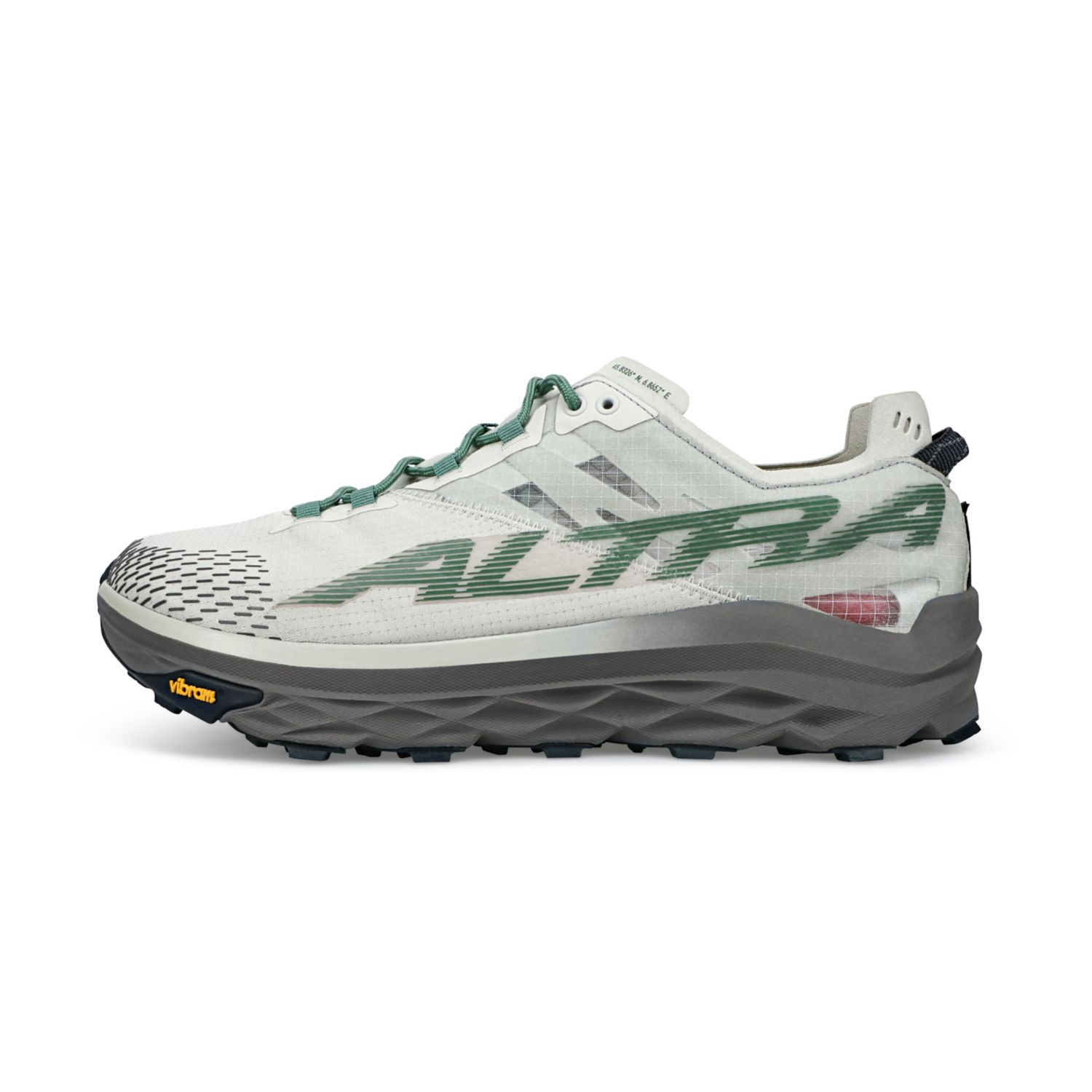 Zapatillas De Trail Running Altra Mont Blanc Hombre Gris Verde | Argentina-47985369