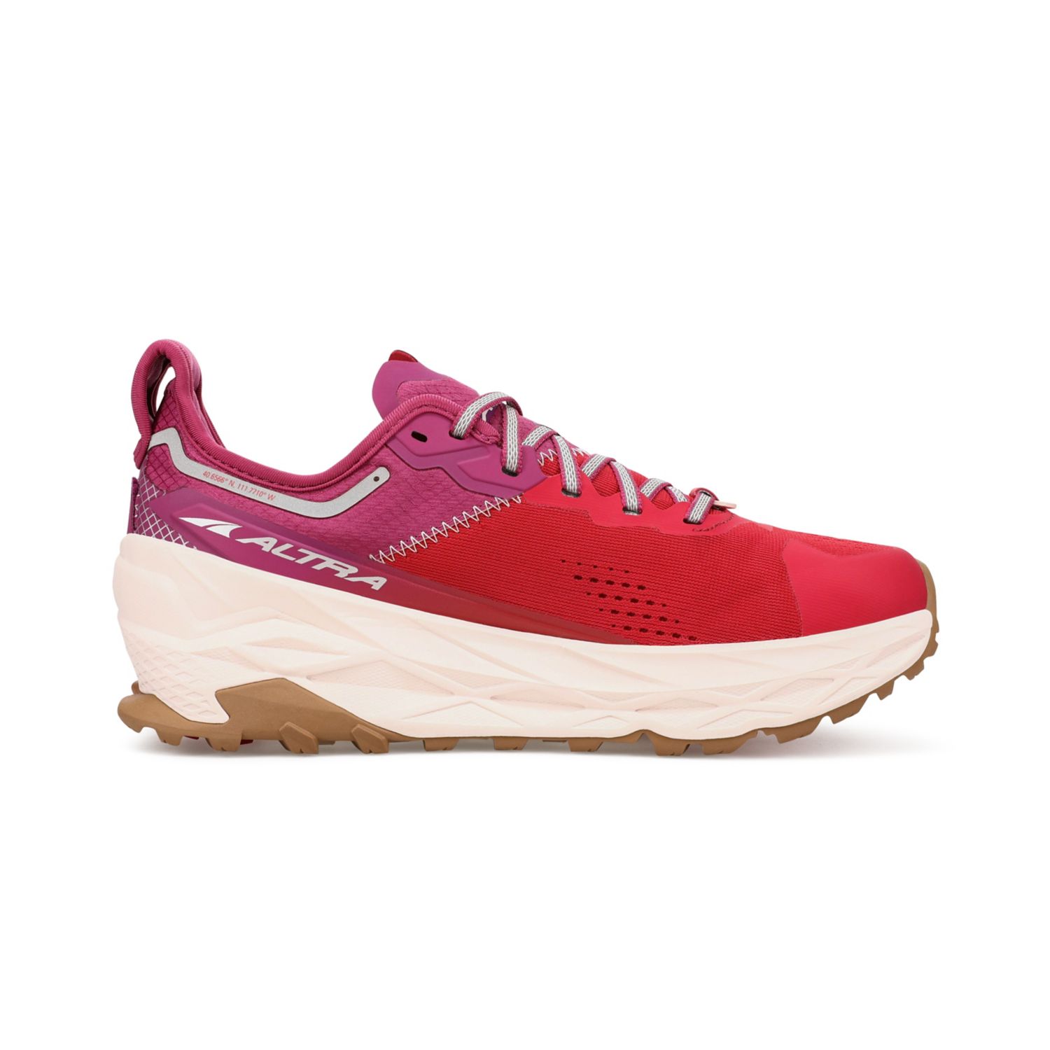 Zapatillas De Trail Running Altra Olympus 5 Mujer Rojas Moradas | Argentina-32907469