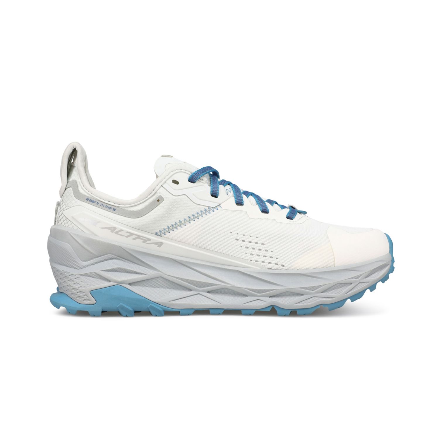 Zapatillas De Trail Running Altra Olympus 5 Mujer Blancas Azules | Argentina-79416539