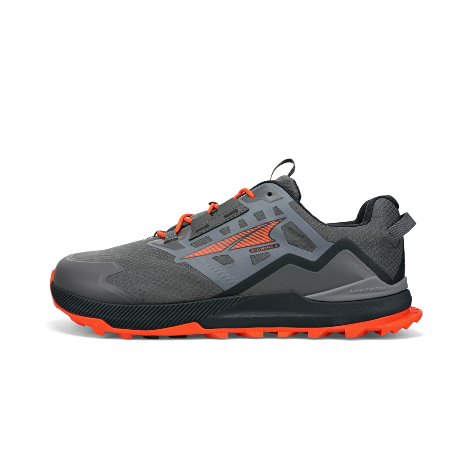 Zapatos De Senderismo Altra Lone Peak All-wthr Low 2 Hombre Gris Naranjas | Argentina-06597439